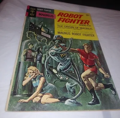 Magnus ROBOT FIGHTER 4000 A.D. #22 Origin Of Magnus! Gold Key Comic Book ~ VG • $15.95