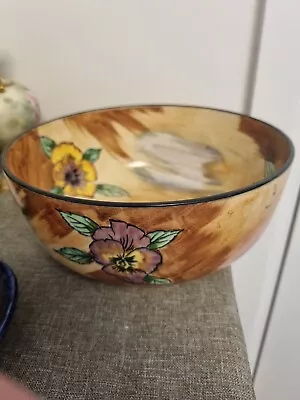 English Handpainted Bowl By H K Tunstall. • $49