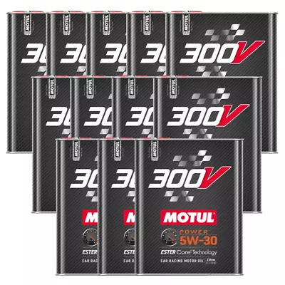 Motul 300V Competition 5W30 100% Synthetic Engine Racing Oil 110814 2L 12 Pack • $392.03