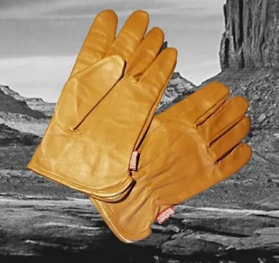 Vtg Marlboro Unlimited Gear Gloves Genuine Leather  Brand New Size L/XL 1990s • $49.49