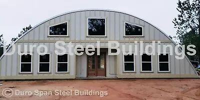 $10999 • Buy DuroSPAN Steel 55x26x19 Metal Quonset DIY Home Building Kits Open Ends DiRECT