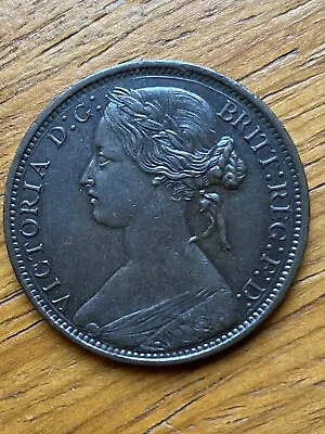 Victoria Penny 1861  High Grade • £295