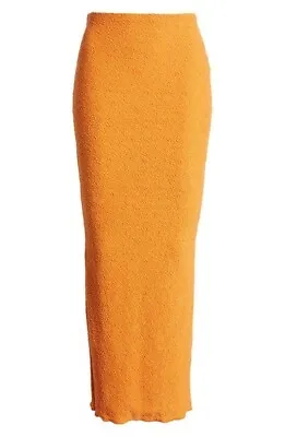 Naked Wardrobe Maxi Skirt Elastic Womens Medium Orange Tube • £42.82