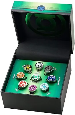 DC Comics Green Lantern Power Rings - Set Of 9 Rings • $44.95