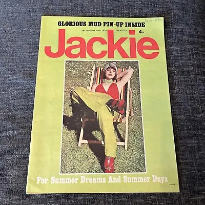 Jackie Magazine - 22 Jun 1974 David Bowie Osmonds Limmie Gary Glitter Slade Mud • £14.99