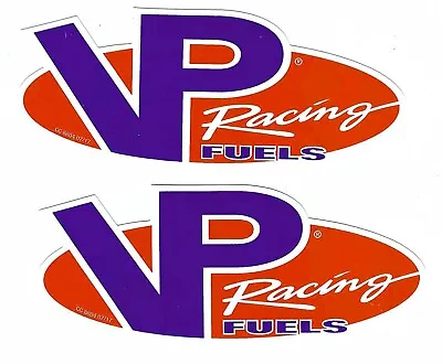 VP Fuels Racing Decals Stickers Vinyl 6 Inch Body Blue Car Truck Window Set Of 2 • $4.99
