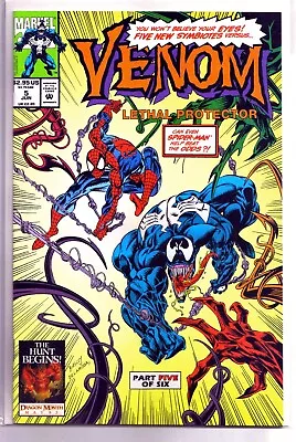 VENOM #5 Lethal Protector Part Five Of Six! Riot! Agony! Marvel Comic Book ~ FN • $10