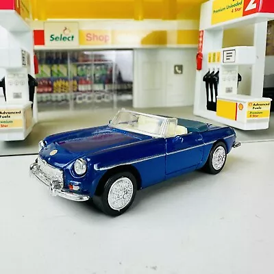 New Ray 1:43 Scale MGB 1967 Blue Cabriolet Diecast Car Model • £12.95