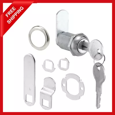 $11.99 • Buy Cabinet Lock Replacement Desk Drawer Lock Keys Steel Part File Tool Box Panel US