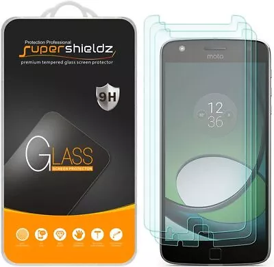 (3 Pack) Designed For Motorola Moto Z Play And Moto Z Play Droid Tempered Glass • $19.99