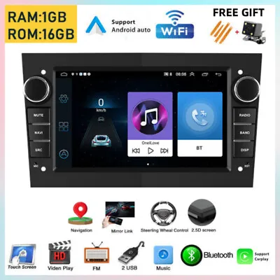 7  Android 10 GPS SAT NAV Car Radio Stereo For Vauxhall Corsa C/D Antara Astra H • $168.01