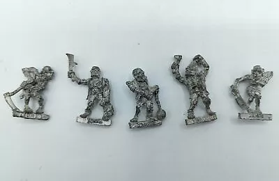 Warhammer Fantasy Battle Vampire Counts Zombies Set Of 5 Metal Miniatures OOP • $50.52