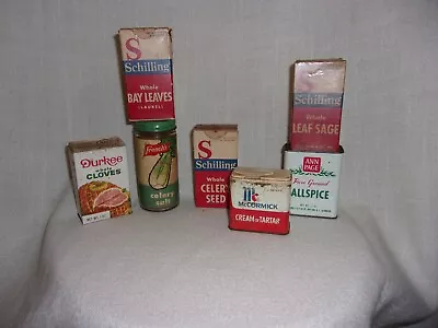 Vintage Spice 7PC Lot French's Schilling Durkee McCormick • $10