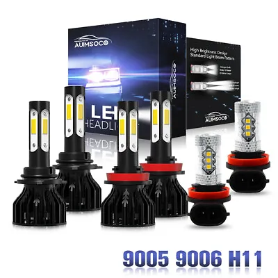 For Volvo VNL VNM 630 670 730 780 2004-2015 - 6 LED Headlight Bulbs Fog Light K9 • $69.99