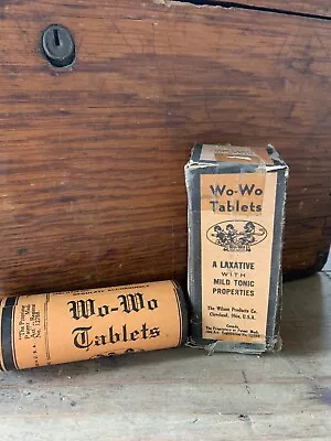 Antique Advertising Quack Medicine NOS Wo-Wo Tablets Wilson Products Ohio • $29.69