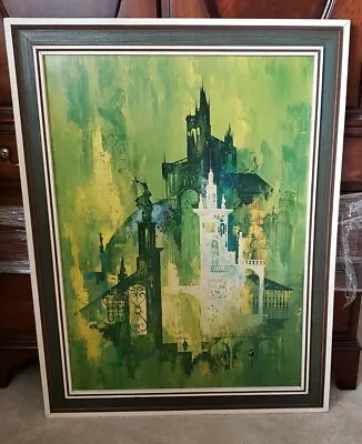 Frans Van Lamsweerde ‘Mediterranean Fantasy’ Retro Painting Vintage Print Frame • $146.90