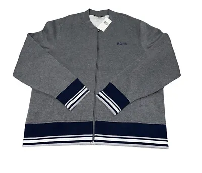 Men’s Michael Kors Grey Full Zip Sweatshirt Jacket Size XL NWT • $37.14