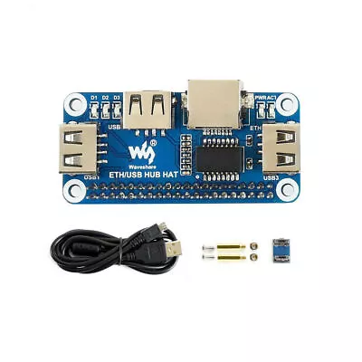 Ethernet USB 2.0/1.1 RJ45 HUB HAT Board Kit For Raspberry Pi Zero/Zero W/Zero WH • $25.99