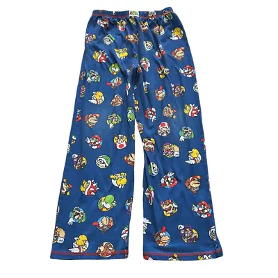 Super Mario Brothers Blue Pajama Pants Boys Size L (10/12) • $18