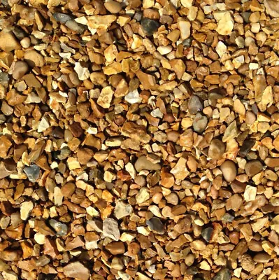 10mm Golden Flint - Premium Decorative Garden And Landscaping Gravel 20KG Bag  • £13.95