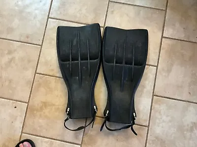 DACOR Turbo II Divers Scuba Large Adjustable Swim Fins Made In ITALY • $18.50