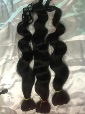 Indian Hair 100% Real Raw Natural High Quality Human Hair 26 Inches 1pack 100g • £70