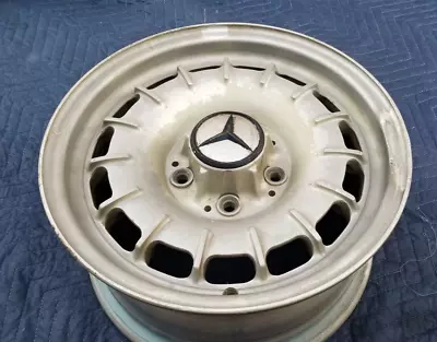 Mercedes W116 W123 R107 SLC Original OEM Fuchs Bundt Wheel Rim 14x6.5 Et30 • $97