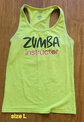 Zumba Fitness Original Retired Rare Zumba Instructor Tank Top Size Large • £16.15