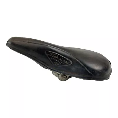 Vintage Schwinn Approved Bicycle Seat Black Fit Schwinn Continental Road Bike • $24.99