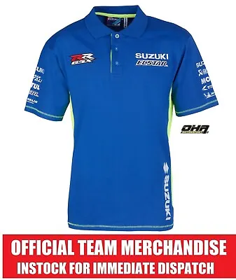 Suzuki Ecstar MotoGP GSX-RR Official Team Polo Shirt - Genuine NEW Rins Mir GSXR • $15.79