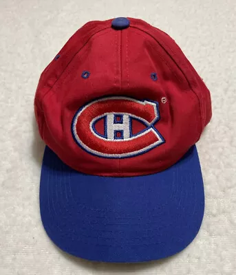 NHL Montreal Canadiens Boys Cap Hat Embroidered Logo Hockey Adjustable Back • $8.95