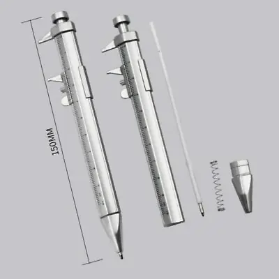 Creative Multi-Function Pen Plastic Vernier Caliper Shape Ballpoint Pen • $1.14