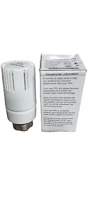 Myson Replacement Head Only For TRV2 TRV 2-Way Thermostatic Radiator Valve White • £14.99