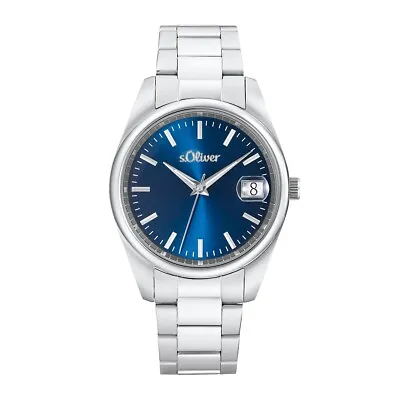 S.oliver Men's Wristwatch Stainless Steel Silver • $111.84