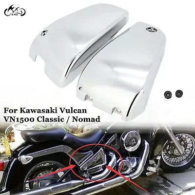 Chrome Battery Side Fairing Cover For Kawasaki Vulcan VN1500 Classic Nomad 97-08 • $55.98