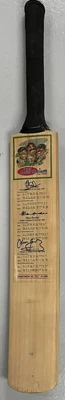 $499 • Buy Dean Jones + Allan Border Ian Botham Signed Cricket Bat Millennium Tour 2000 COA