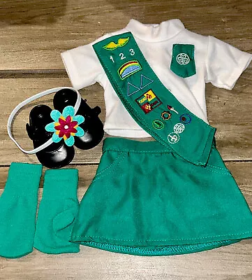 Emily Rose 18  Doll Girl Scout Uniform Outfit Madame Alexander Shoes Clothes Set • $46.99