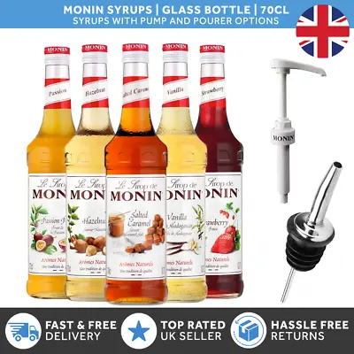 £10.89 • Buy Monin 70cl Flavouring Syrups For Coffee And Cocktails | Gifts | Costa