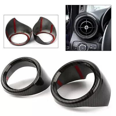 Carbon Fiber Inner Dashoard Air Vent Cover Trim For Alfa Romeo Giulia 2017-2018 • $49.89