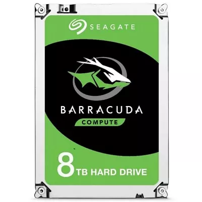 8TB Seagate 3.5  5400rpm SATA 6Gb/s BarraCuda HDD ST8000DM004 • $247