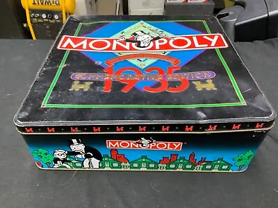 Monopoly 1935 Commemorative Edition Board Game 1985 Parker Brothers Metal Box • $18.99