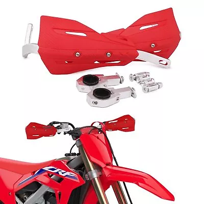 Dirt Bike Handguards Universal Hand Guards For Dirt Pit Bike Motorcycle ATV Red • $29.99