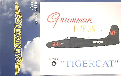1/144 Korean War Fighter : Grumman F7F-3N Tigercat [USN] #mini042 : MINIWING • $39.95