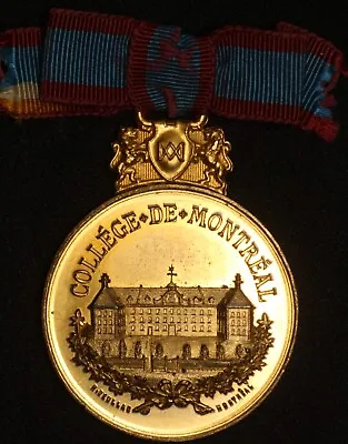 CANADA Quebec 1885 College De Montreal Medal Leroux 1220 • $47.20