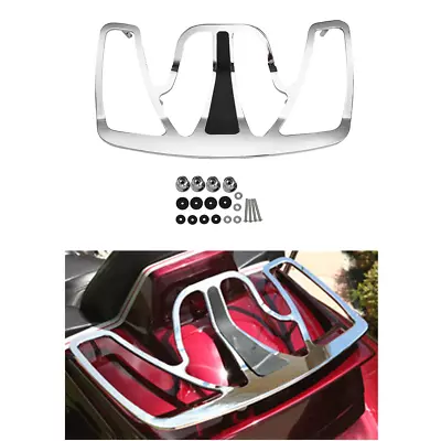 Chrome Pack Trunk Luggage Rack Fit For Honda Goldwing GL1800 1800 2001-2017 2016 • $79.99