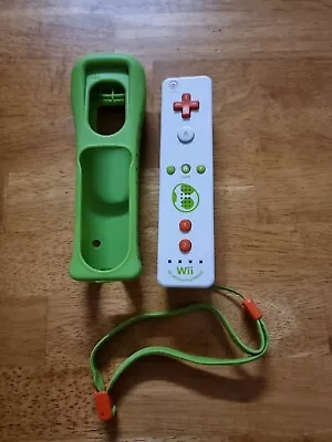 Nintendo Wii U Official Yoshi Edition Wii Remote W/ Motion Plus Sleeve & Strap  • $50