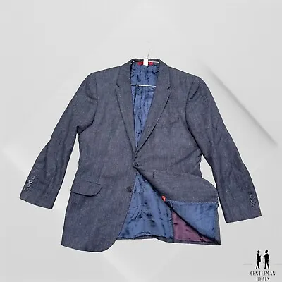 Paul Smith Cotton Wool Blazer Windowpane Checks Plaid Jacket Size US 40 EU 50 • $59.95