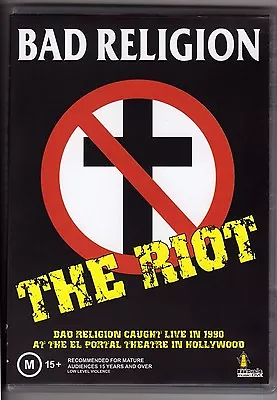 Bad Religion - The Riot DVD+Special Features 17tracks All Regions- 1988/2000 AUS • $9.95