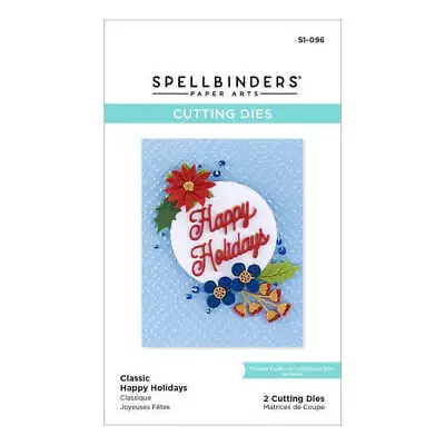 $9.95 • Buy Spellbinders Etched Dies - Happy Holidays - Gnome For Christmas S1096