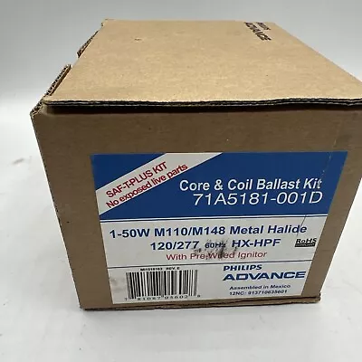 Advance 71a5181-001d Core & Coil Ballast Kit 1-50w M110/m148 Met Halide 120/277v • $33